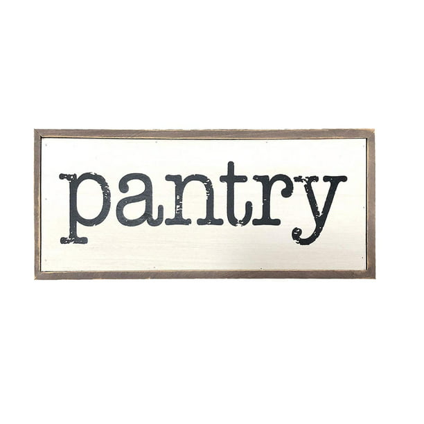 Primitive Sign PANTRY Checks Adorable Kitchen Sign Country Chic and Shabby 